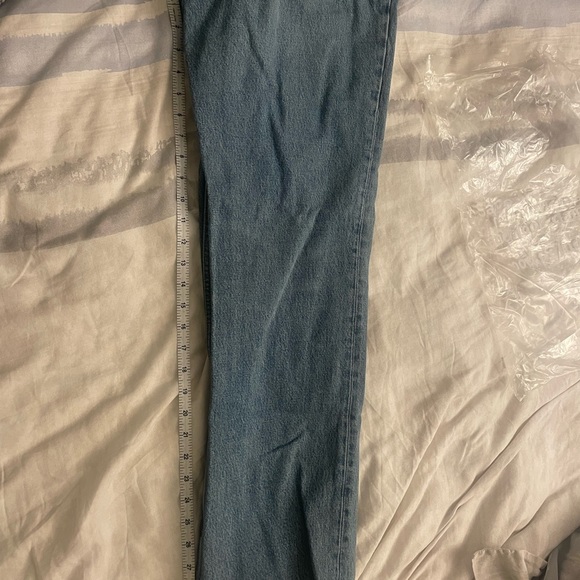 Reformation Cynthia High-Rise Straight Daisy Embroidered Jeans 29 NWT - Picture 10 of 12